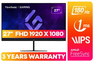 ViewSonic 27”  VX2779-HD-PRO 180Hz Gaming Monitor